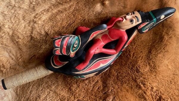 Tlingit Raven Rattle Raven Afterlife Rattle | Pacific Northwest Native American Tlingit ...